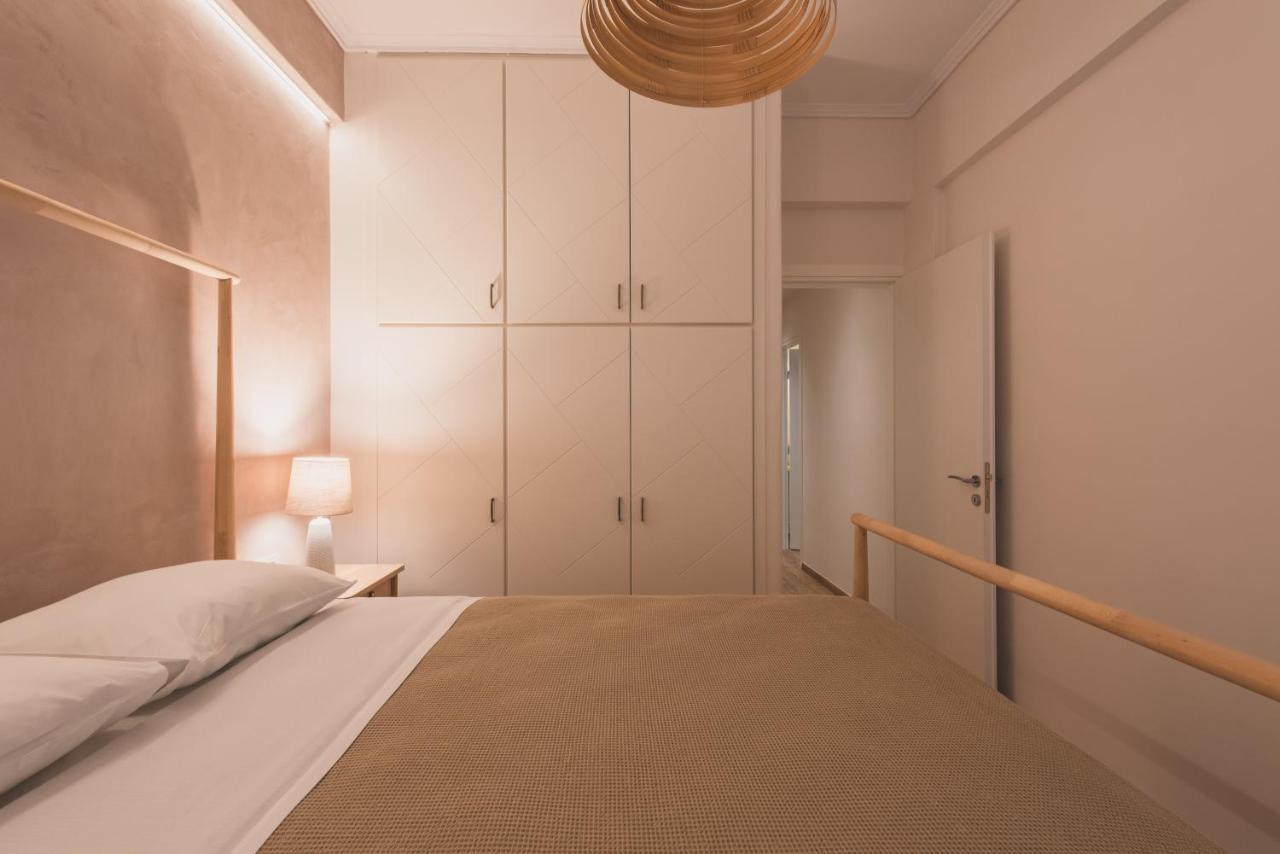 90M2 Luxury Apartment In The Heart Of Athens - Living Stone Sunstone Exterior photo